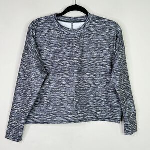 Lou & Grey Drop Shoulder Crop Activewear Top Women's Size Small